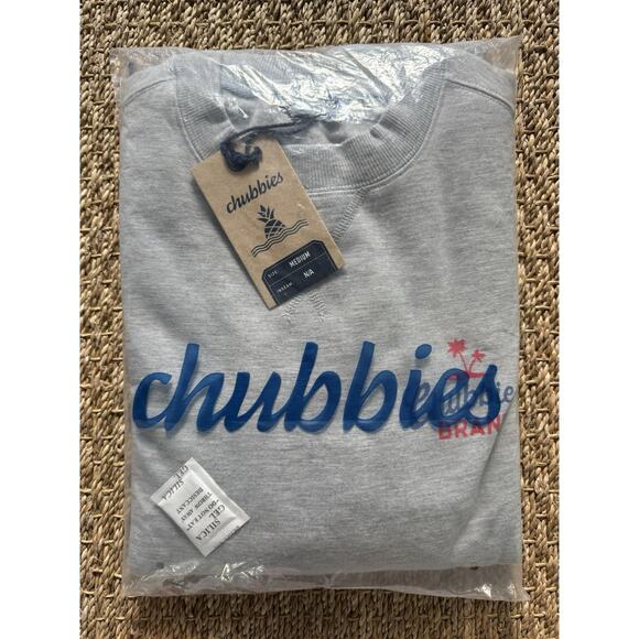 Chubbies Soft Terry Crewneck Sweatshirt, The #1 Fan, Mens Medium. - Picture 1 of 7